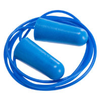 Detectable Corded PU Ear Plug (200 pairs) – Blue