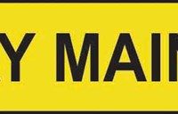 Motorway Maintenance Sign