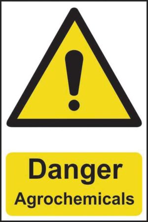 Danger Agrochemicals Sign 13813