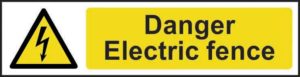Danger Electric Fence Sign 13830