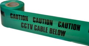 Caution CCTV Cable Below Underground Tape 14064
