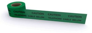 Caution Telephone Cable Below Underground Tape 14066