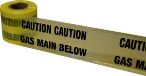 Caution Gas Main Below Underground Tape 14071