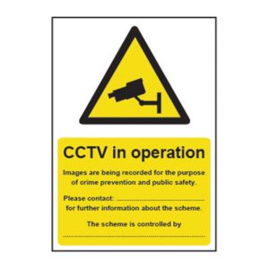 CCTV In Operation DPA Compliant Sign 15020