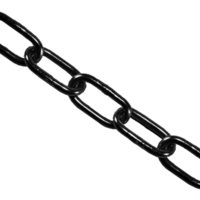 Black Japanned Chain