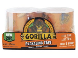 Gorilla Glue Gorilla Packaging Tape Refill 72mm x 27m  (Pack 2) 3044821